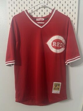 Pete Rose Cincinnati Reds Mitchell & Ness Jersey (36 S) 🔥🔥🔥